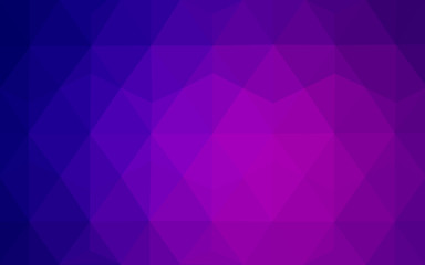 Fototapeta premium Multicolor dark purple, pink polygonal design pattern, which consist of triangles and gradient in origami style.