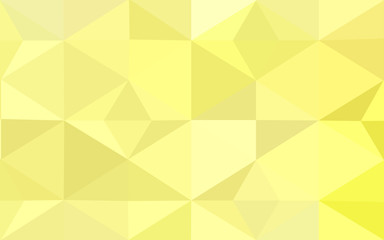 Obraz premium Yellow polygonal design pattern, which consist of triangles and gradient in origami style.