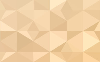 Yellow polygonal design pattern, which consist of triangles and gradient in origami style.