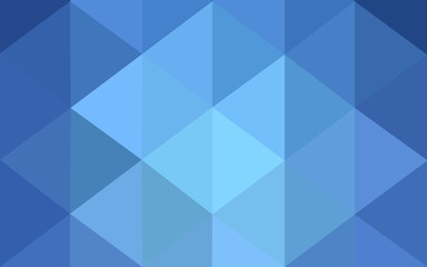 Obraz premium Blue polygonal design pattern, which consist of triangles and gradient in origami style.