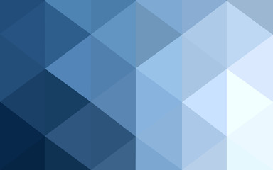 Obraz premium Blue polygonal design pattern, which consist of triangles and gradient in origami style.