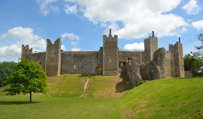 Fototapeta na wymiar Framlingham Castle Suffolk England.