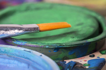 Fototapeta premium Paintbrush Close Up