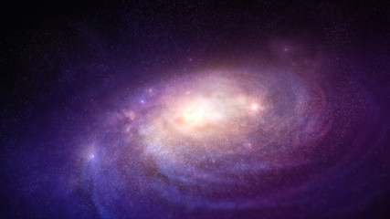 Galaxy in the space