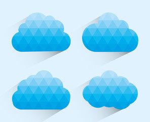 Fototapeta premium Cloud icon design 