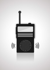 Portable radio or walkies talkies  © Viewvie