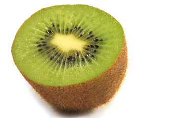 Fototapeta na wymiar Kiwi fruit on white background.
