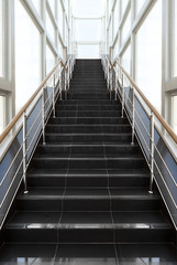 Fototapeta premium Low Angle View Of Staircase In Building