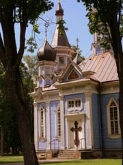 Druskininkai in Lithuania. Orthodox Church.
