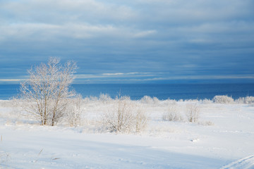Baltic Sea in winter.