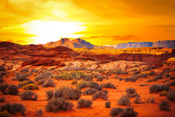 famous  view of Grand Canyon , Arizona