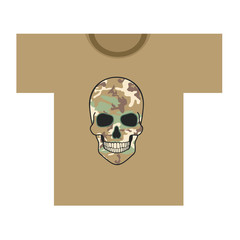  Gothic coat of arms with skull, grunge.vintage design t-shirts