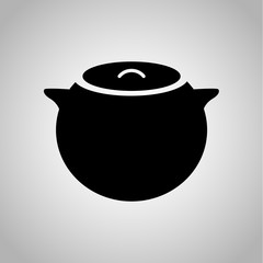 Clay pot icon