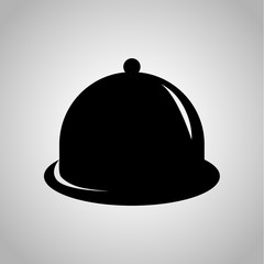 Restaurant cloche icon