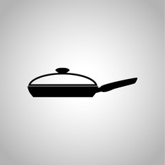Kitchen pan icon