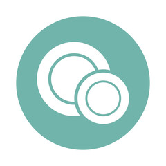 Two plates icon