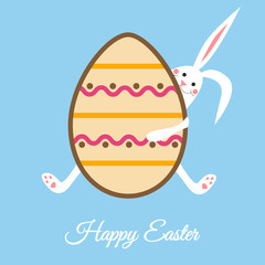 Easter greating card illustration