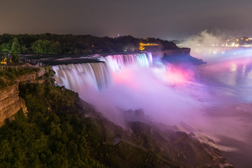 Niagara Falls by Night with  illumination
