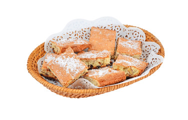 Homemade cookie in basket