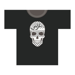  Gothic coat of arms with skull, grunge.vintage design t-shirts