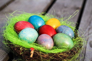 Painted easter eggs