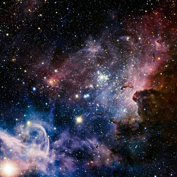 Stars nebula in space. Elements of this image furnished by NASA