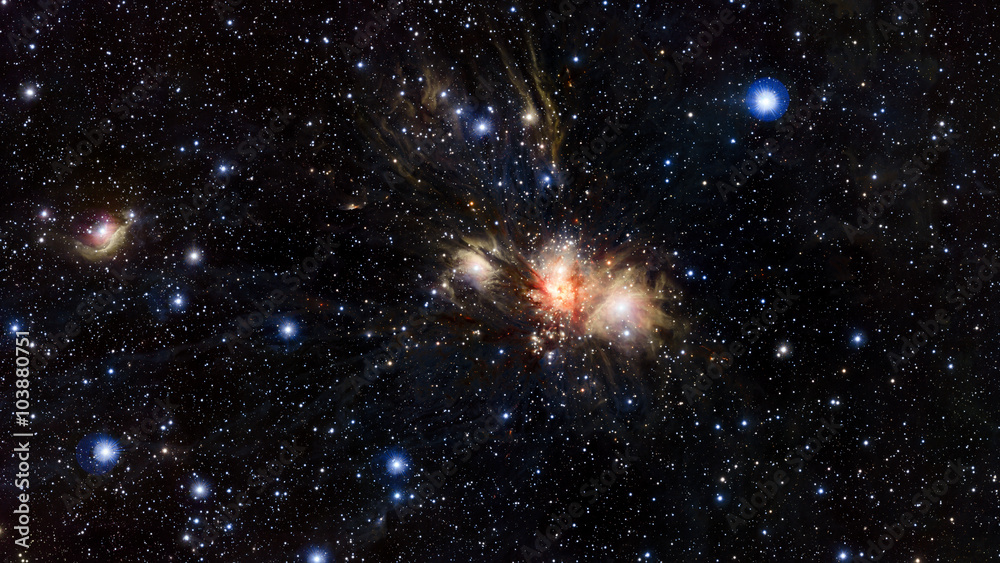 Canvas Prints stars nebula in space. elements of this image furnished by nasa