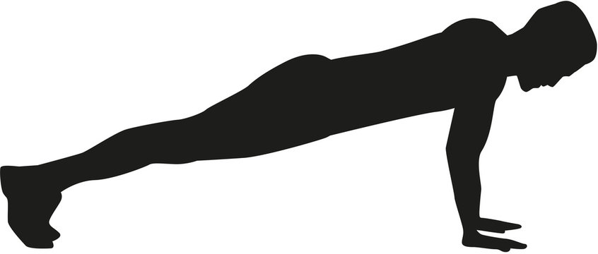 Fitness planking workout