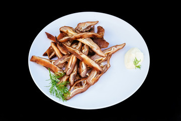  Smoked pig ears cut cooke black