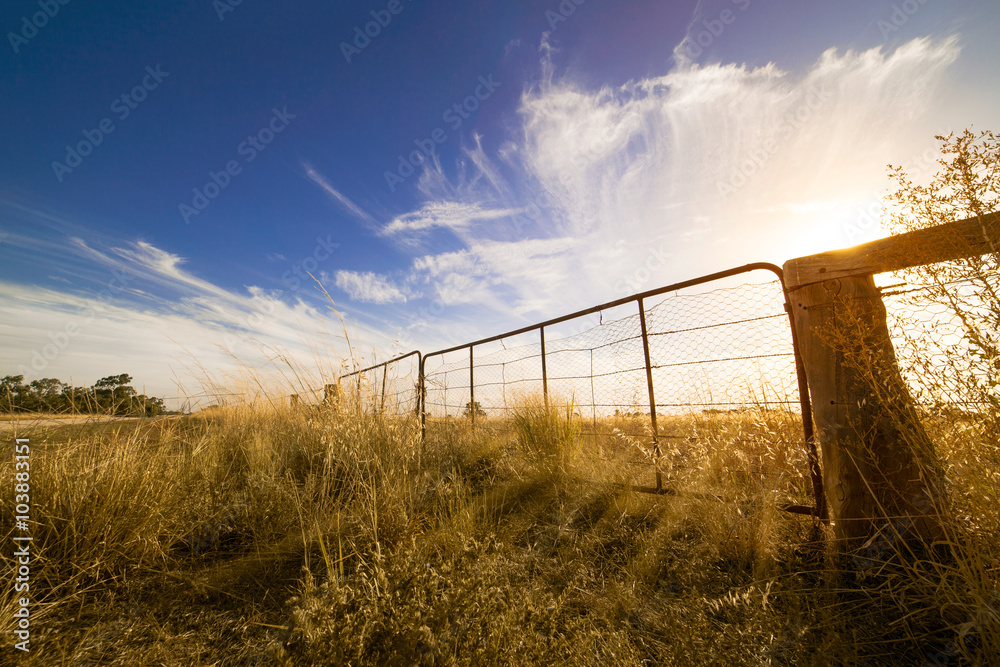 Wall mural outback australia