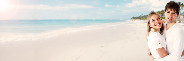 Couple on the beach.