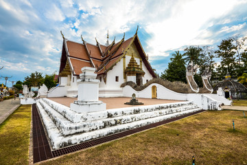 Wat Phumin was founded 1596 and renovated 1867-1875.  Wat Phumin is the most famous temple in NAN (North of THAILAND)