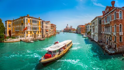 Fotobehang Canal Grande with Basilica di Santa Maria della Salute, Venice, Italy © JFL Photography