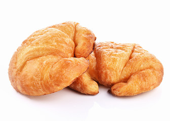 croissant isolated on white background