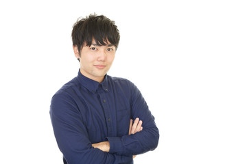 Fototapeta premium 笑顔の青年