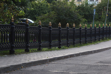 Park track fence