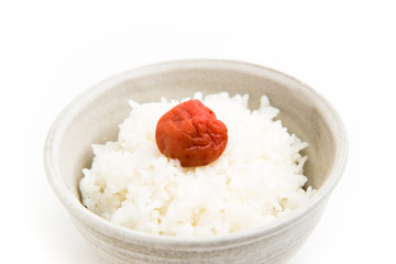 umeboshi on rice