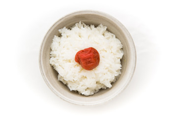 umeboshi on rice