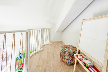 interior of modern kid play place
