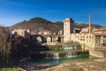 Antico borgo di Fermignano nelle Marche