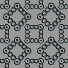 Seamless Square and Circle Pattern