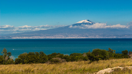 Etna and sea