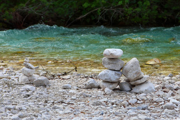 Stones pyramid