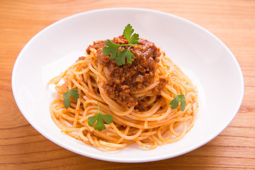 ミートソーススパゲッティ　スパゲティ・ボロネーゼ