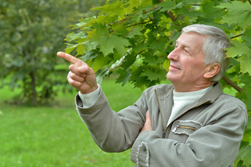 Portrait of a senior man