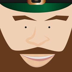 St Patrick's Day Leprechaun Face