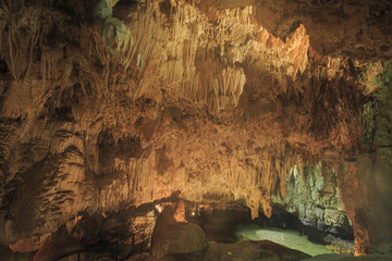 Grotte di Stiffe: stalagmiti e stalattiti, meravigliosi
