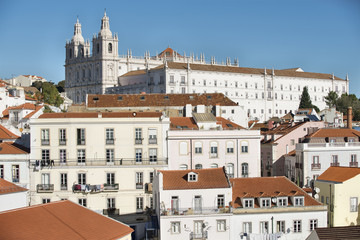 Fototapeta na wymiar Veduta Lisbona