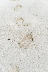 sand footprints