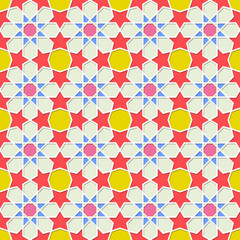 Traditional Ornamental Seamless Islamic Pattern